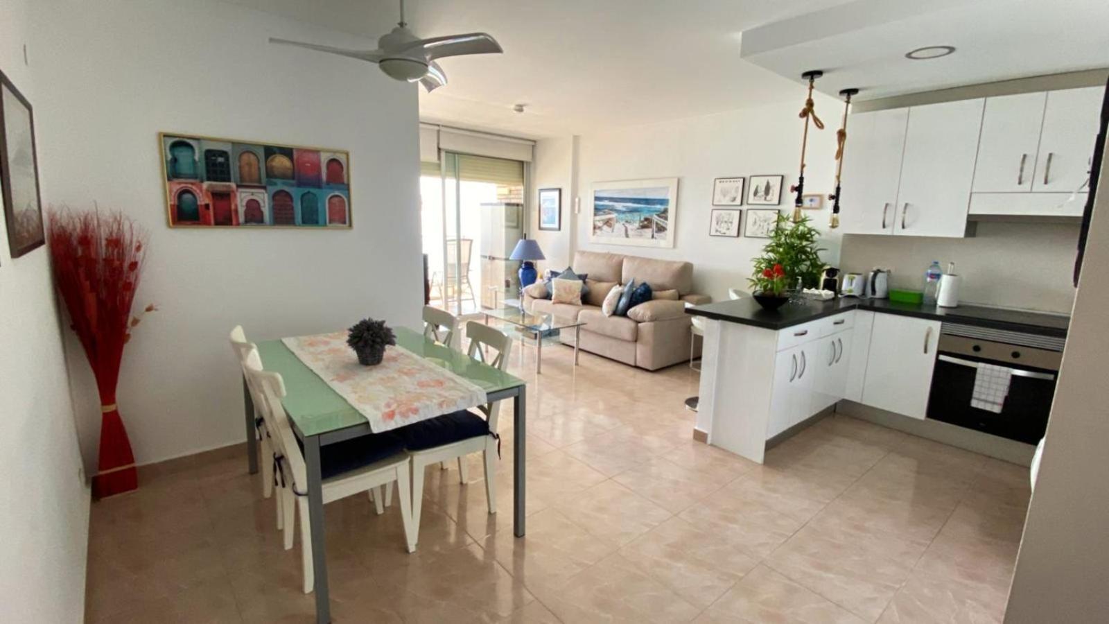 Apartamento Con Vistas Al Mar Primera Linea De Playa Del Postiguet Alicante Extérieur photo